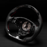 Revolve carbon fiber Flat Customized Sport LED Steering Wheel 2007-2020 Maserati GT - revolvesteering